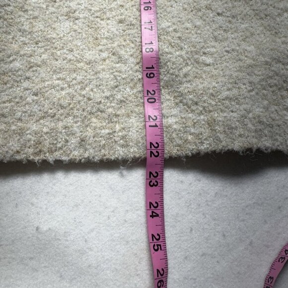 GREYLIN Women Sweater Size S Ivory Pullover Short Puff Sleeves Wool Blend 30-9 - Picture 7 of 7